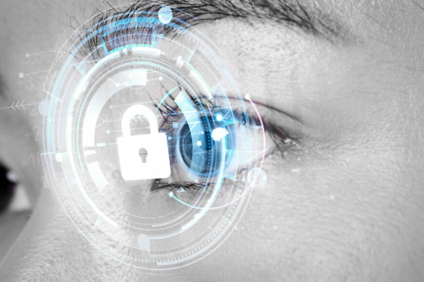 woman s eye with smart contact lens biometric secu technology concept e1622646042868 Мемлекет халықты онлайн алаяқтардан қорғап жатыр