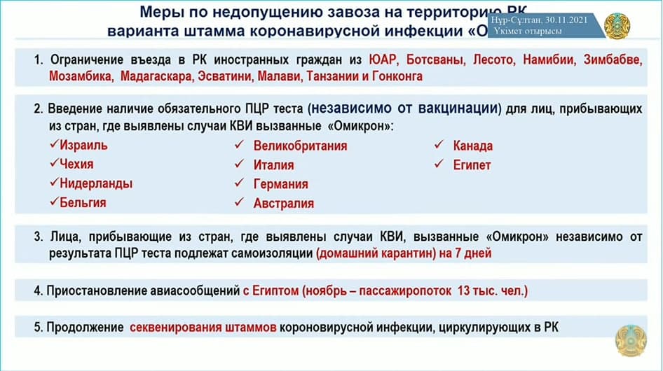 zagruzhennoe «Въезд запрещен»: Казахстан ограничит въезд иностранных граждан из-за выявления нового штамма коронавируса