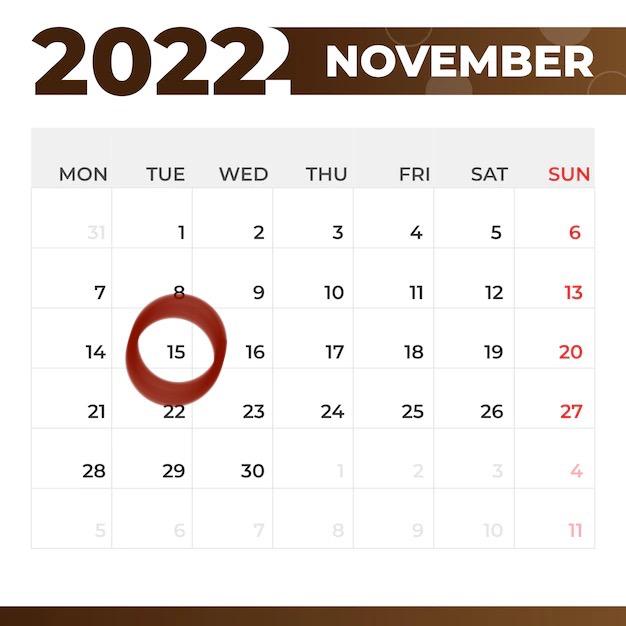15 ноября 2022 года последний срок сдачи налоговой отчетности