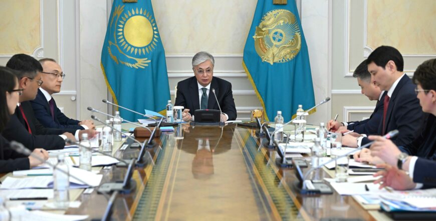 Президент принял годовой отчет Национального банка Казахстана