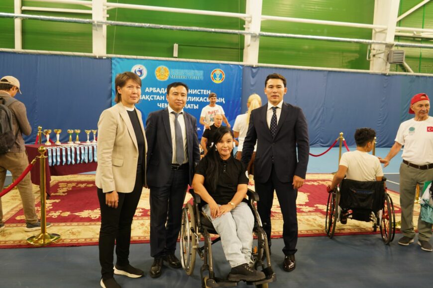 Чемпионат Казахстана по теннису на колясках состоялся 27 июля в г. Астана