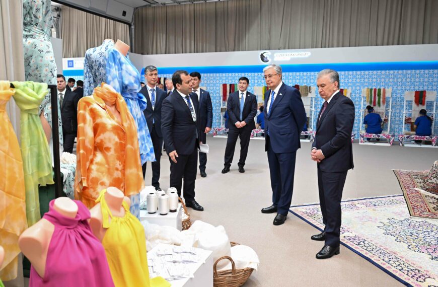 1712312507 KZ1 2390 2 Президент Касым-Жомарт Токаев прибыл в Узбекистан с рабочим визитом